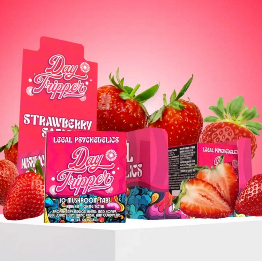 Strawberry Safari Mushroom Tabs